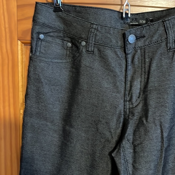 PRANA |sz 10 Women's Black Low Rise Kara Straight Leg Outdoor Trail Hiking Jeans - Picture 4 of 6